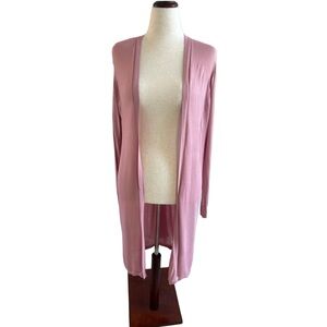 White House Black Market | Pink Open Front Cardigan/duster | size L